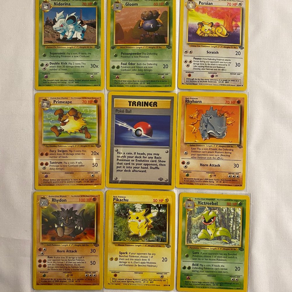 Pokemon  Card Set 9 cards #2